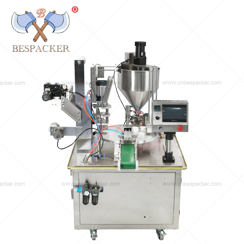 XBG-900 rotary cup ice cream filling sealing machine