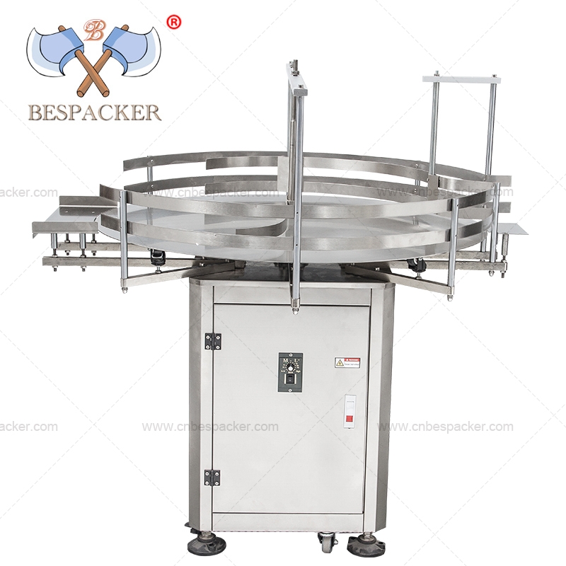 Rrotary bottl feeding&collecting machine