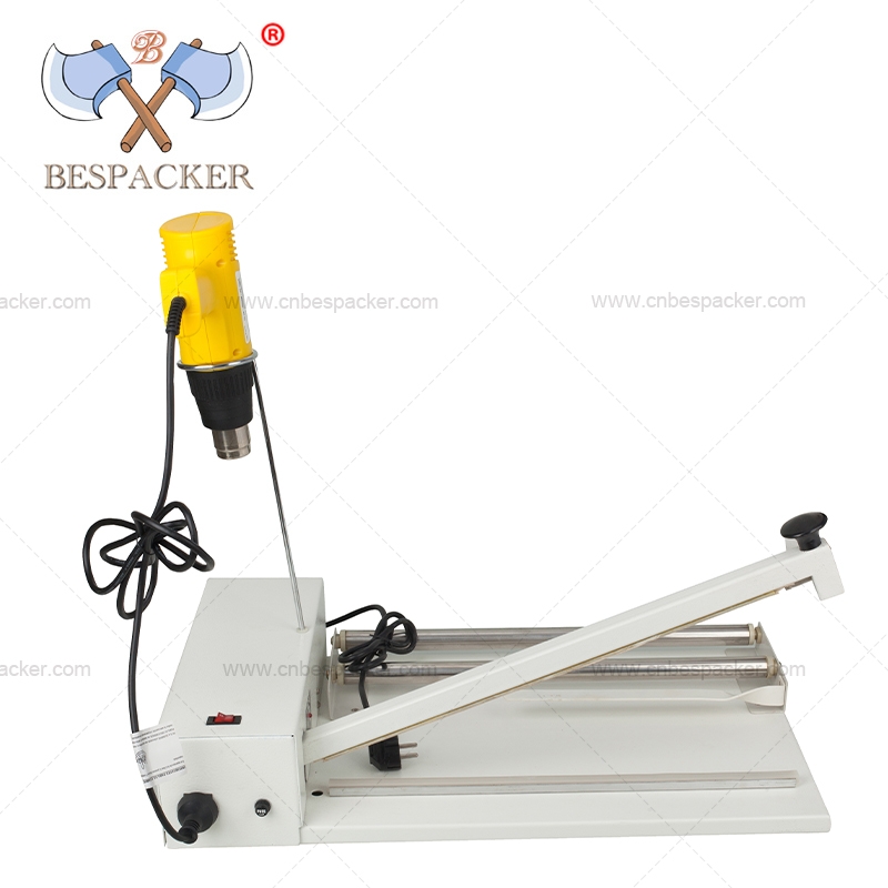 Bespacker SKA-300 hand type heat bag sealing machine with heat shrink gun by optional